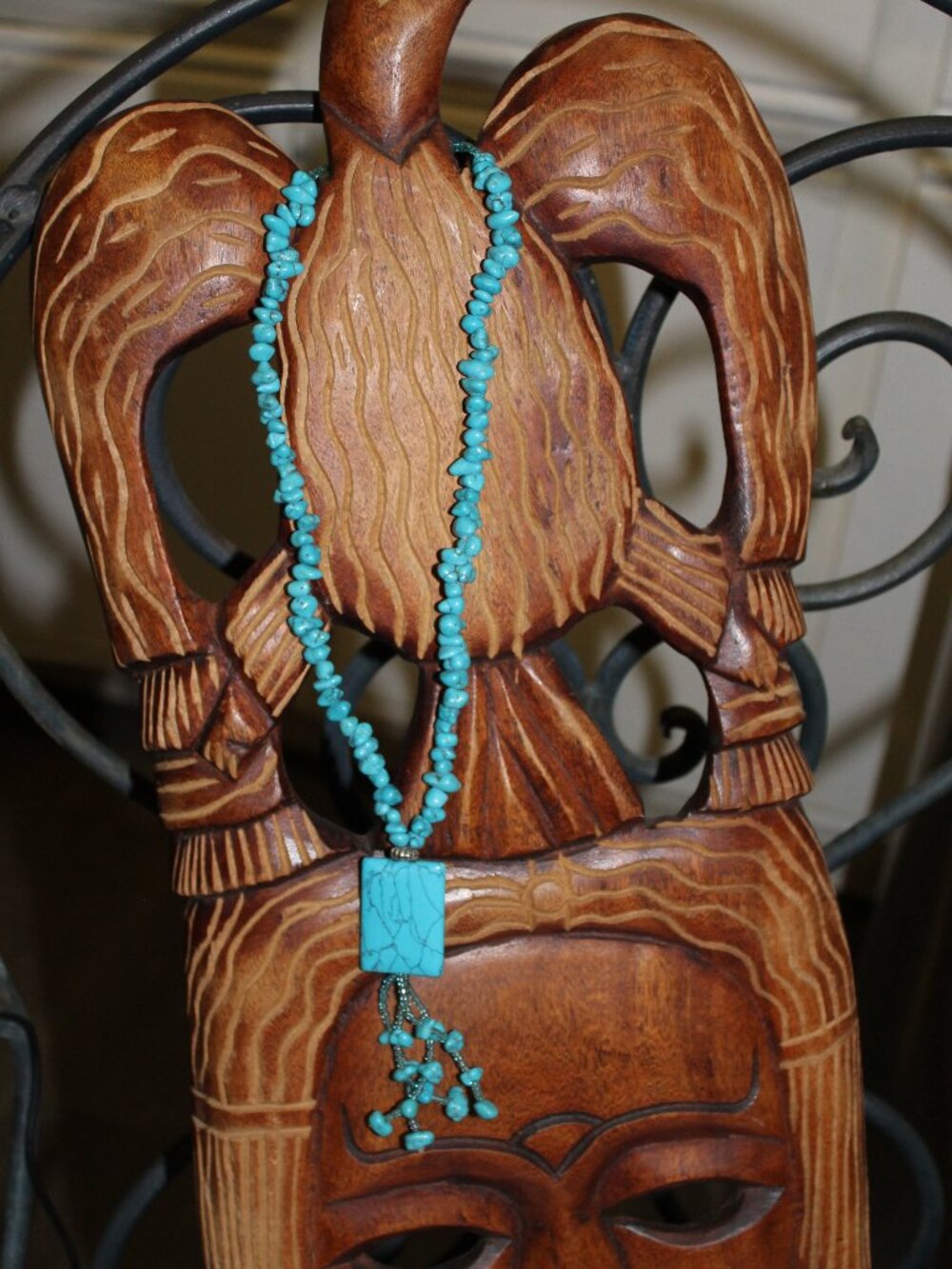 Handmade Turquoise vintage necklace